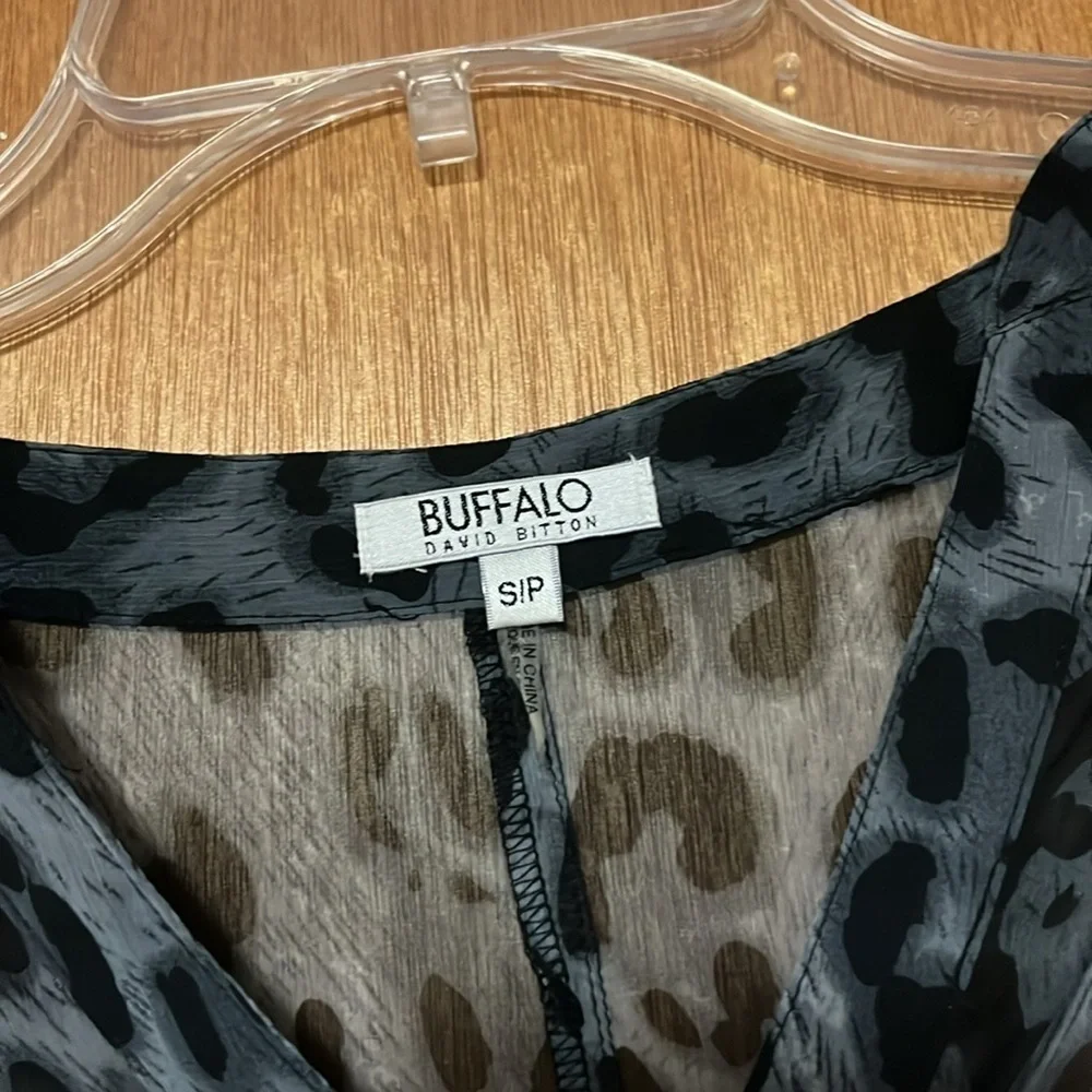 Buffalo David Bitton Animal Print Blouse